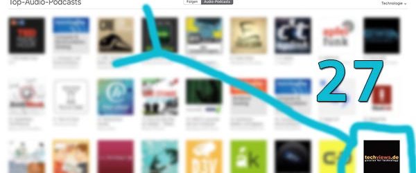 techviews.de Podcast mit starkem Zuwachs – Top 30 der Technologie-Charts